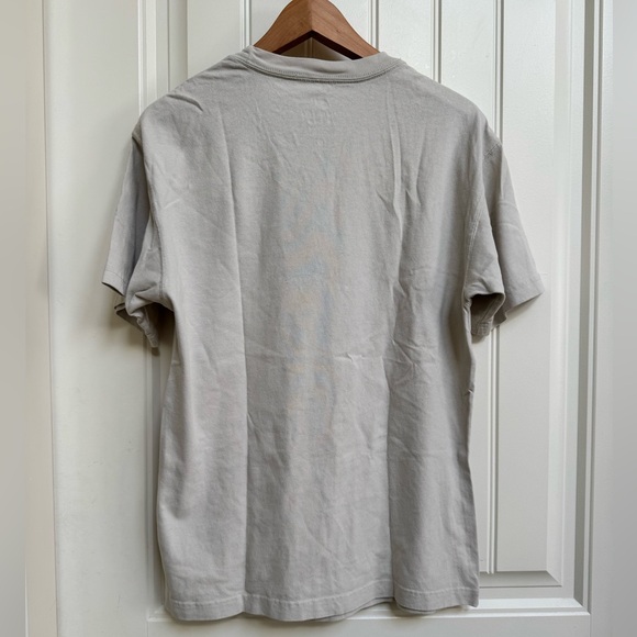 Nike Bring It Out Water Fire Earth 100% Cotton Taupe Graphic Loose Fit Tee. S - Picture 3 of 7